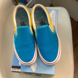 The Simpsons slip on pro vans